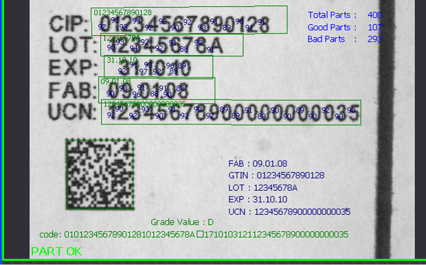 Track and Trace – Code scan good